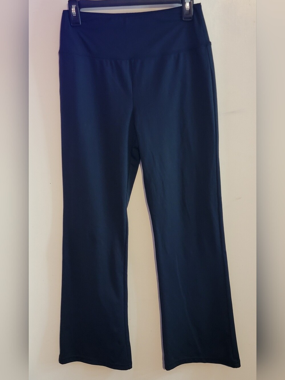Women’s Black Wide-Leg Yoga Pants By Stretchtherules